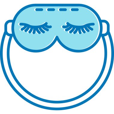 Maske. Web simgesi basit illüstrasyon