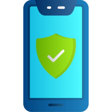 mobil kalkan vektör simgesi