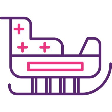 Tıbbi bir ikon. vektör illüstrasyonu