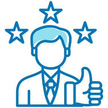 İş adamı. Basit tasarım