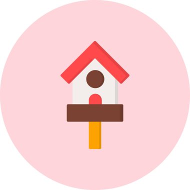 Evin vektör illüstrasyonu