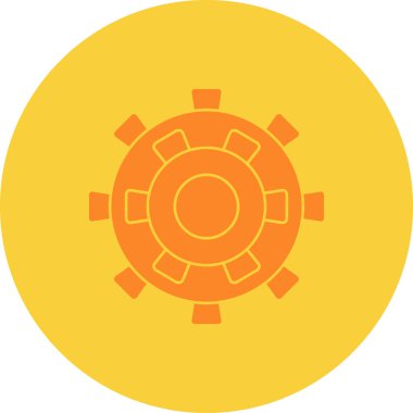 Çin taraftarı. Web vektörü basit illüstrasyon