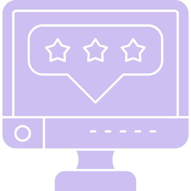 video. Web simgesi basit illüstrasyon