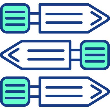 ok simgesinin vektör illüstrasyonu