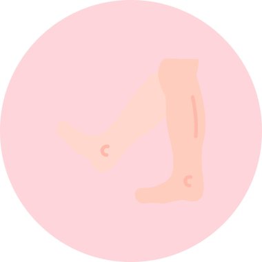 bacak ikonu vektör illüstrasyonu