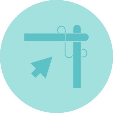 Ok. Web simgesi basit tasarım