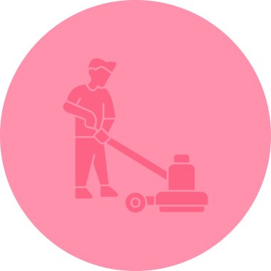 kürek simgesi vektör illüstrasyonu