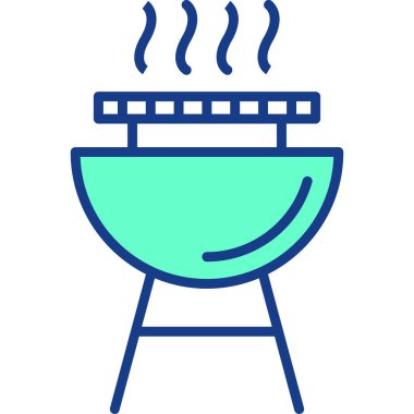 Mutfak gereçleri. Web simgesi basit illüstrasyon