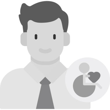 İş adamı elinde kahve fincanı tutuyor. Vektör çizimi. Beyaz bir arka planda izole edilmiş. düz biçim.