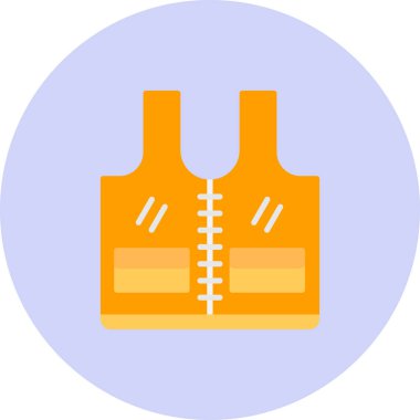 Sırt çantası. Web simgesi basit illüstrasyon