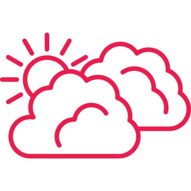 Bulut hesaplama simgesi vektör illüstrasyon grafik tasarımı