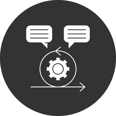 dişli simgesi vektör illüstrasyonu