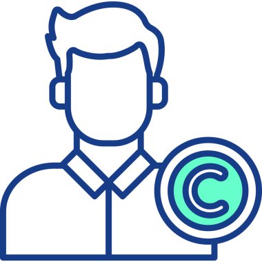 İş. Web simgesi vektör illüstrasyonu