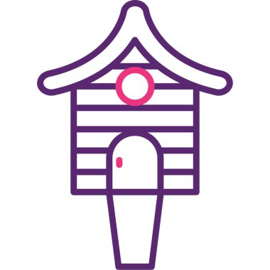 ev simgesi vektör illüstrasyonu