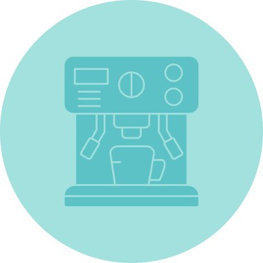 robot. Web simgesi basit illüstrasyon