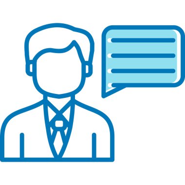 İletişim simgesi ile konuşma balonu