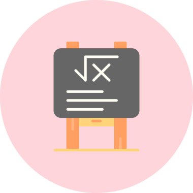 Tahta. Web simgesi basit tasarım