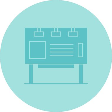 Modern eğitim ikonunun vektör illüstrasyonu