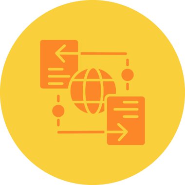 Web simgesi vektör illüstrasyonu