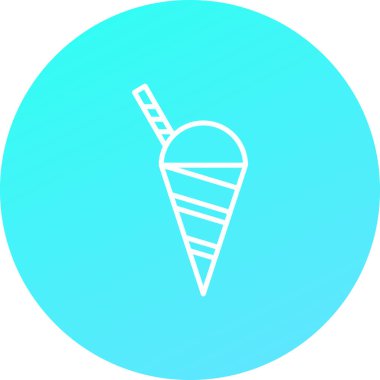 Koni simge vektör çizim