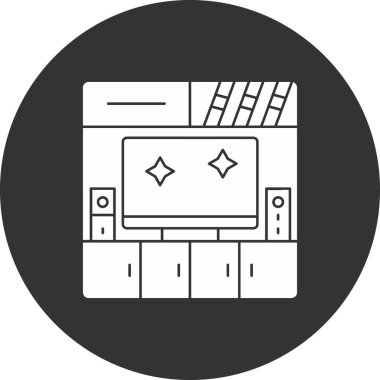 Modern b 'nin vektör illüstrasyonunda müziğin eksik simgesi