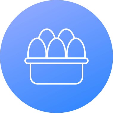 Tavuk simgesinin vektör illüstrasyonu