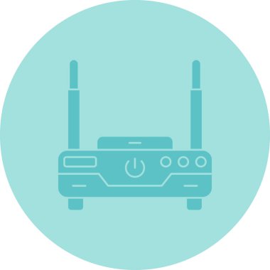 Wi-fi yönlendirici vektör illüstrasyonu