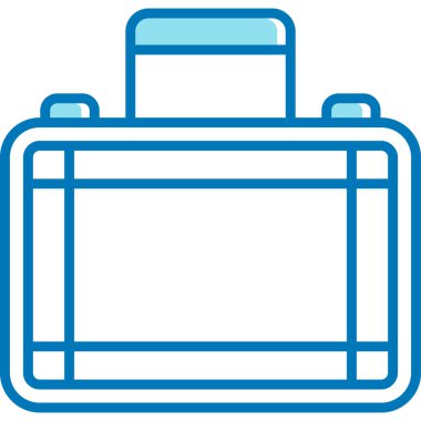 Çanta. Web simgesi basit tasarım