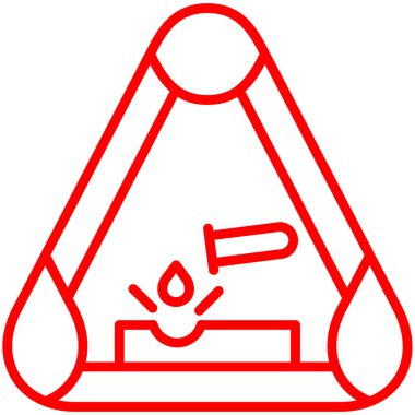 Uyarı işareti. Basit tasarım