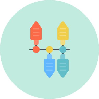 Molekül. Web simgesi basit illüstrasyon