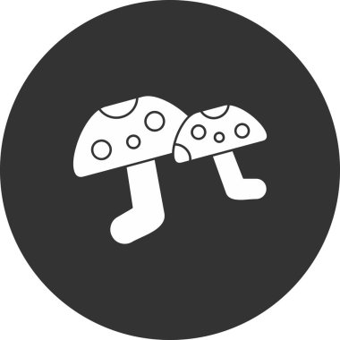 Mantar simge vektör çizim