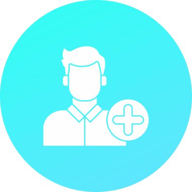 Doktor simgesi soyut arkaplanda izole edildi