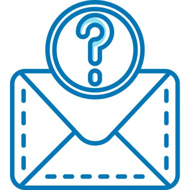 Posta simgesinin vektör illüstrasyonu