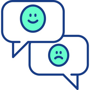 emoji simgesinin vektör illüstrasyonu