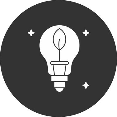 ampul simgesi vektör illüstrasyonu