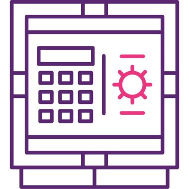 Modern b 'nin vektör illüstrasyonu eksik simgesi