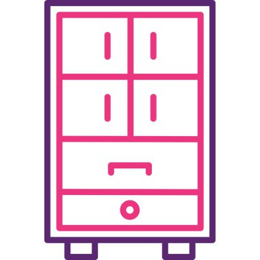 Kapı. Web simgesi basit illüstrasyon