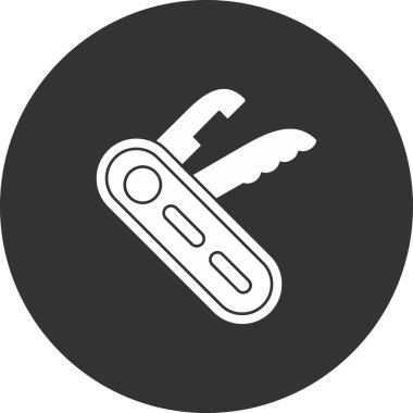 Basit biçim izole edilmiş vektör illüstrasyonunda termometre simgesi