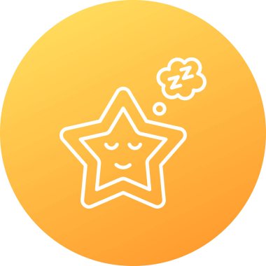 Üzgün yıldız. Web simgesi basit tasarım