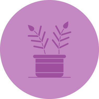 bitki simgesi vektör illüstrasyonu