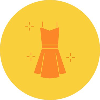 Elbise. Web simgesi basit illüstrasyon