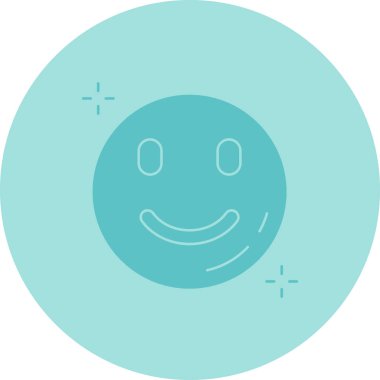 emoji simgesinin vektör illüstrasyonu