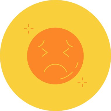 emoji. Web simgesi basit illüstrasyon