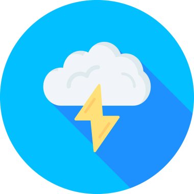 Bulut simgesinin vektör illüstrasyonu