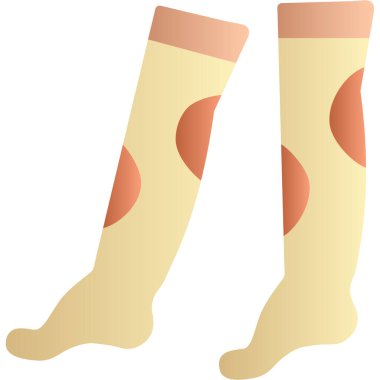 Kahverengi çorapların vektörü