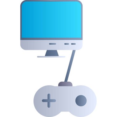 bilgisayar joystick vektör simgesi