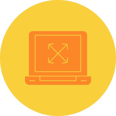 bilgisayar simgesi vektör illüstrasyonu