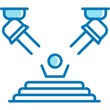 Çizgi film simgesinin vektör çizimi