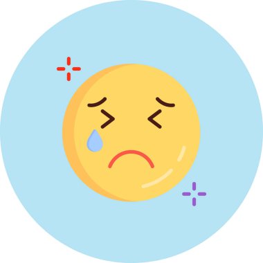 emoji. Web simgesi basit illüstrasyon