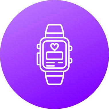 vektör smartwatch simgesi, basit vektör illüstrasyonu